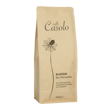 Kaffeetüte Caffè Casolo Bio Klassik Filterkaffee