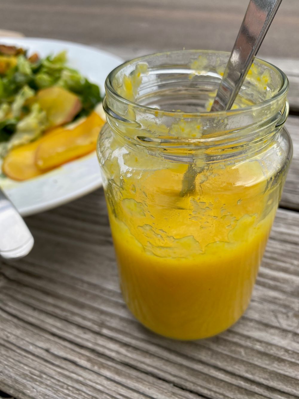 Zucchini-Püree im Glas
