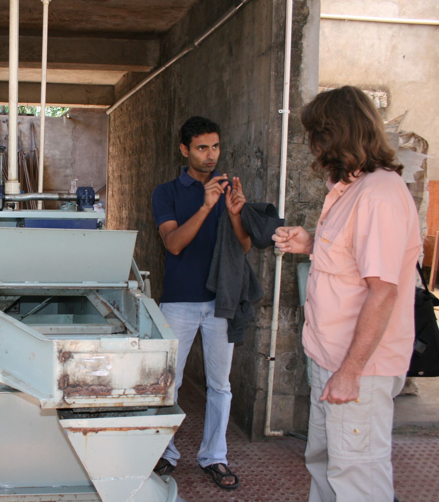 Peter Winkler Gespräch Kaffeefarmer