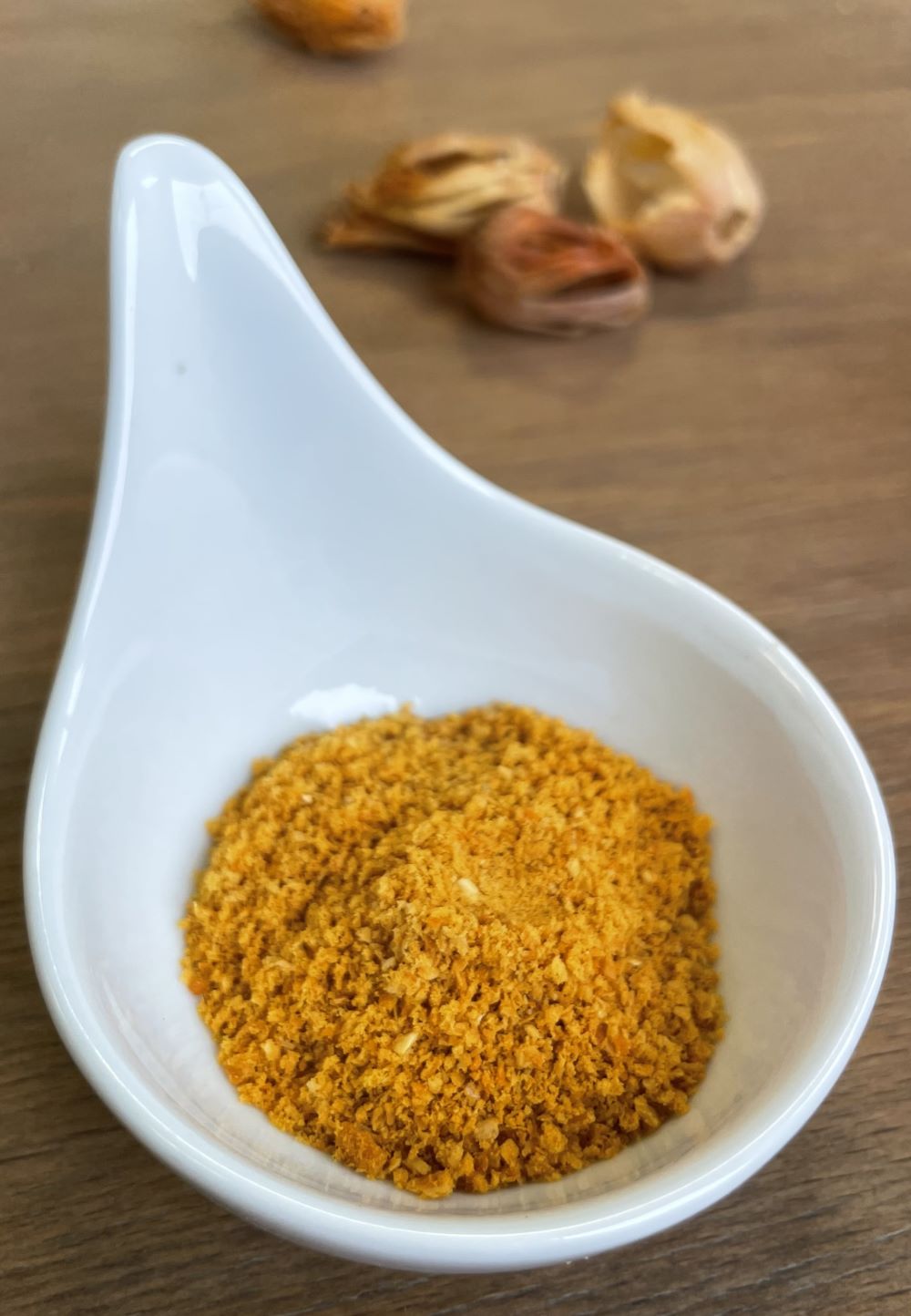 Muskatbluete gemahlen