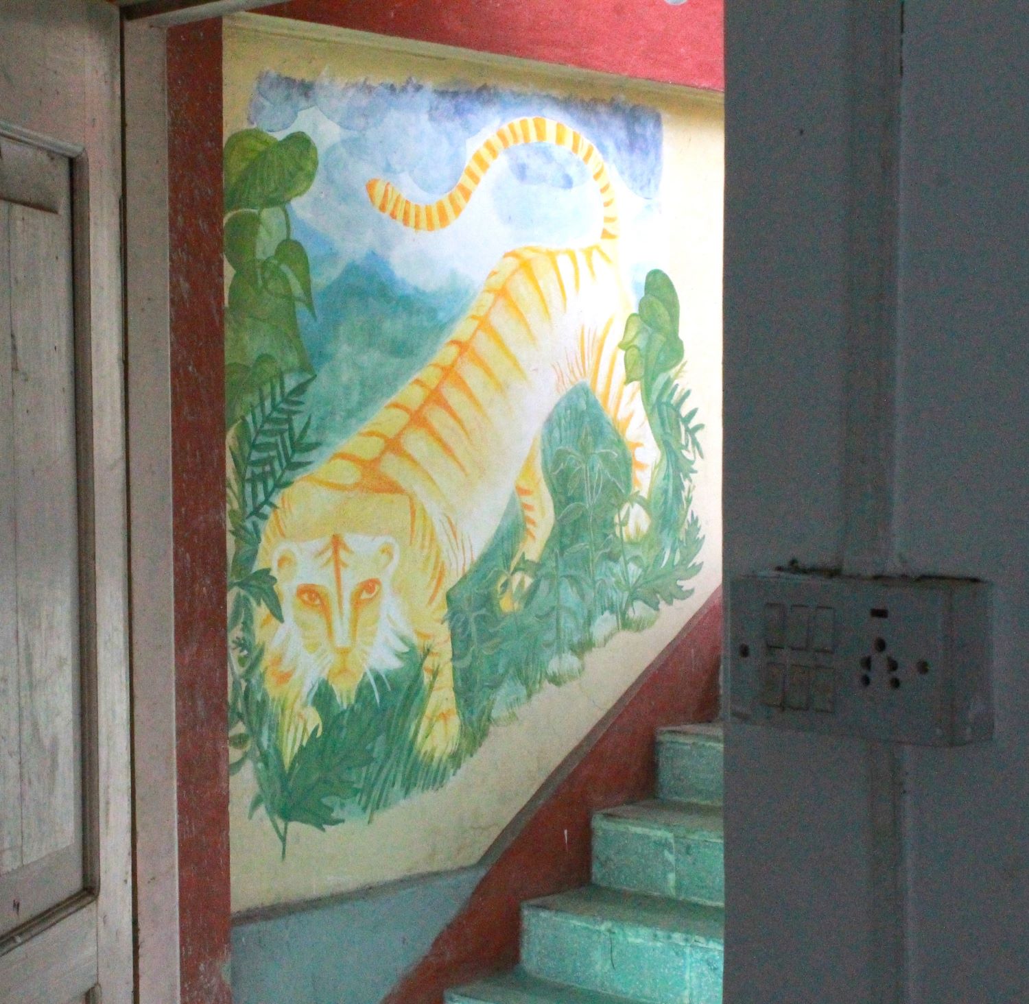 Farmhaus Wandbemalung