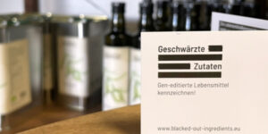 Geschwärzte Zutaten